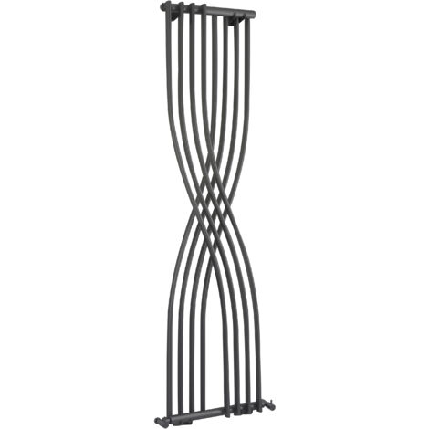 Curved Designer Radiator - 1775mm x 450mm - 2020 BTU - Anthracite