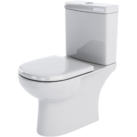 Close Coupled Toilet Pan & Cistern   - 825mm x 395mm x 670mm