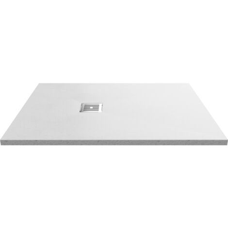 1200mm x 900mm Premium Slimline Rectangular Shower Tray - Slate White