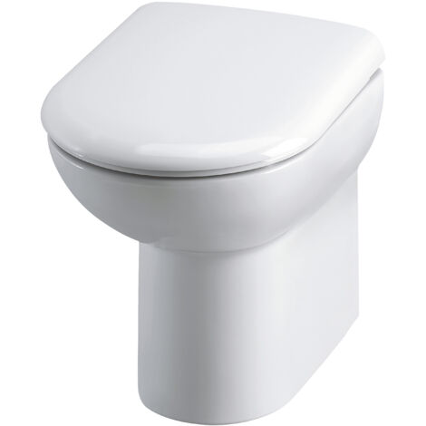 Newborough Comfort Height Back To Wall Toilet Pan  - 455 x 375 x 545mm