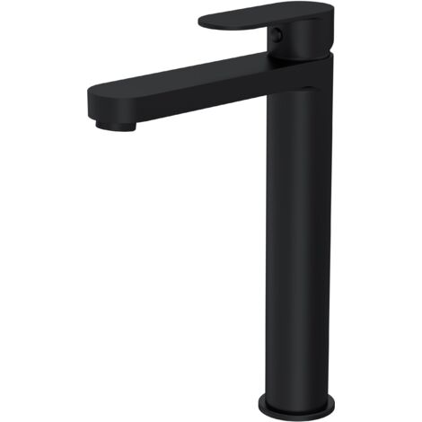 Balterley Trescott Round Tall Mono Basin Mixer Tap - Matt Black