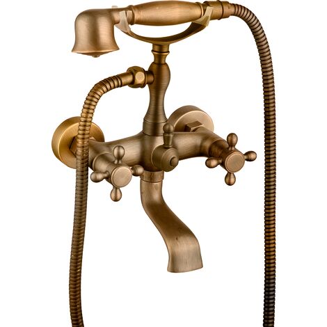 Robinet de baignoire/bain de la sÃ©rie Almendro en couleur antique (1/3)