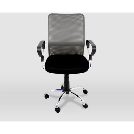 Chaise d'étude pour enfants/jeunes adultes Salamanca, couleur grise (1/3)