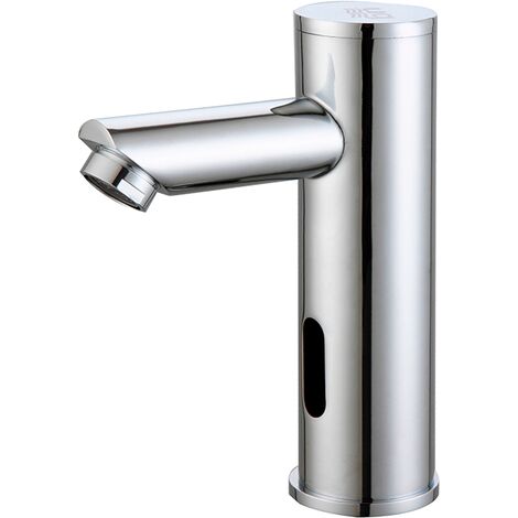 Robinet de lavabo modÃ¨le NenÃºfar Ã  deux becs avec capteur (1/3)