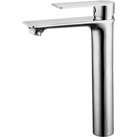 Mitigeur monocommande de lavabo haut en couleur chromÃ© sÃ©rie Kizu (1/2)