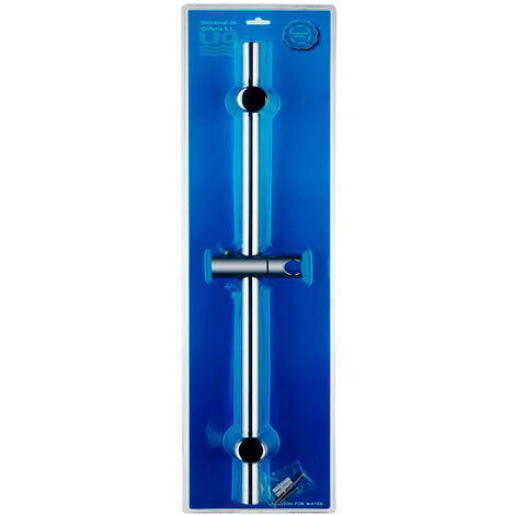 Ensemble de douche avec barre et support coulissant, modèle Glasgow