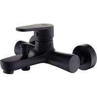 Mitigeur monocommande de baignoire série Alamo noir