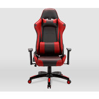 Peñiscola noire et rouge Chaise d'étude de jeu pour les jeunes.
