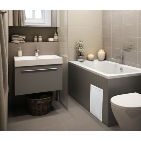 AIROPE Trappe de Visite 250x300 mm en Acier avec Fermeture Magnétique,Ouverture Latérale Gauche/Droite,Panneaux d'Accès pour Compteur d'Eau,Plafond,Baignoire, Boîtes à Fusibles, Dissimule Fils, Tuyaux