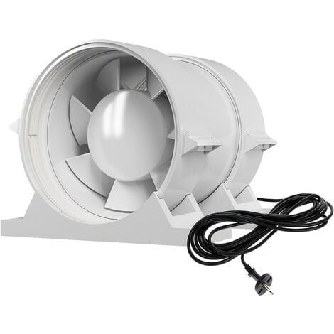 Ventilateur de salle de bain capteur d'humidité minuterie de ventilateur  100mm ventilateur mural toilette