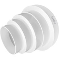 Airope – Raccord réducteur universel Ø 80-150 mm – Réglable pour systèmes de ventilation – Compatible climatiseur et VMC – Haute qualité, léger