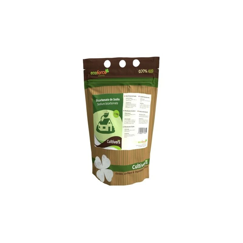 CULTIVERS Bicarbonato de Sodio 1 kg, 100% Natural, Múltiples usos Insumos y Limpieza del Hogar