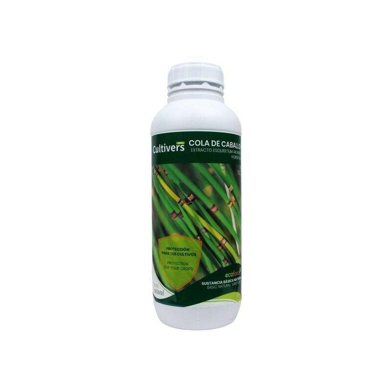 CULTIVERS Cola de caballo 1 L. Bioestimulante Natural Preventivo y Curativo. Acción Fungicida. Refuerza el Mecanismo Defensa.