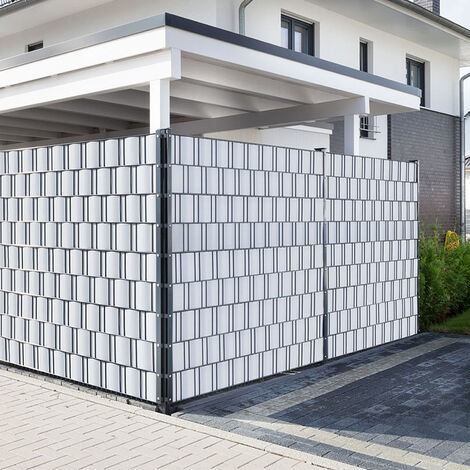 Vallas de PVC 65m x 19cm PVC Valla Tiras de Protectora de privacidad ...
