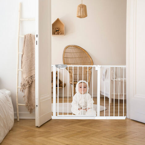Reja puerta seguridad para bebes niños niñas barrera protector