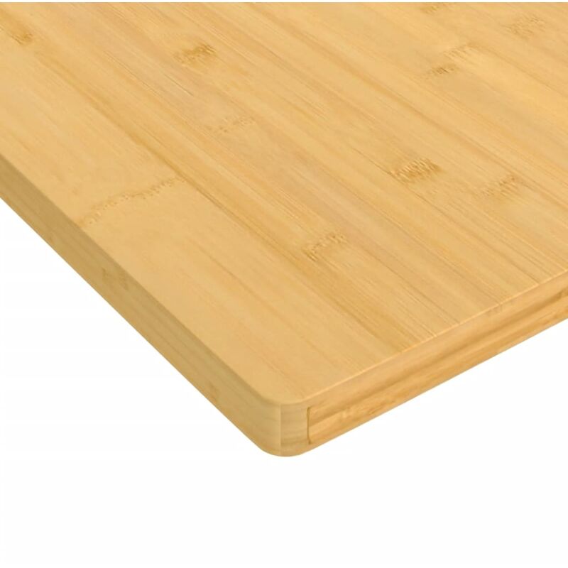 TischplatteSchreibtischplatteKchen Arbeitsplatte 50x50x2,5 cm Bambus  CCA654420 BonneVie