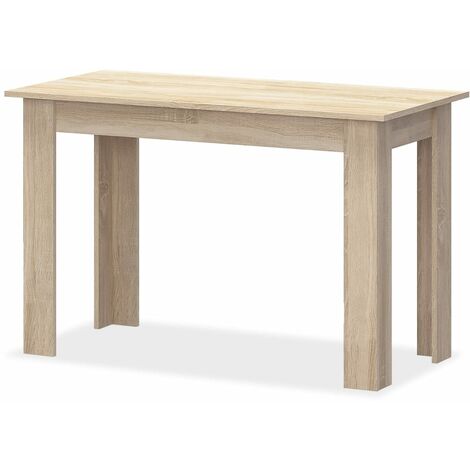 3-tlg. Essgruppe，Sitzgruppe Tisch und Bänke Holzwerkstoff Eiche vidaXL