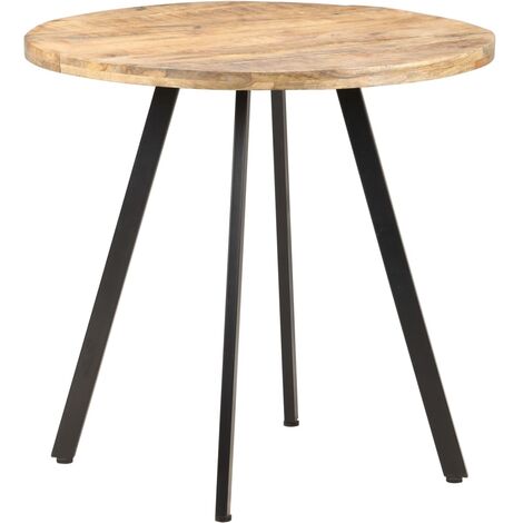 Esstisch，Esszimmertisch 80 cm Raues Mangoholz vidaXL