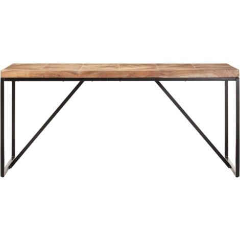 Esstisch，Esszimmertisch 160x70x76 cm Massivholz Akazie und Mango vidaXL