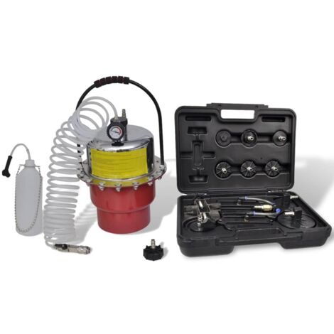 Bremsenentlüftungsgerät Druckluft VIGOR Manueller Bremsenentlüfter Set – Mobiles 3-Liter-Entlüftungs- Und Füllgerät Für Die Bremsanlage Vigor Bremsenentlüfter