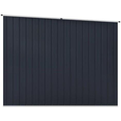 Gerätehaus Anthrazit 195x198x159 cm Verzinkter Stahl vidaXL484109