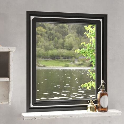 Magnet-Insektenschutz für Fenster 100x120 cm Weiß vidaXL555378