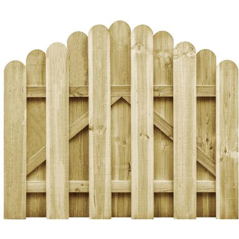 Gartentor Imprägniertes Kiefernholz 100x75 cm vidaXL