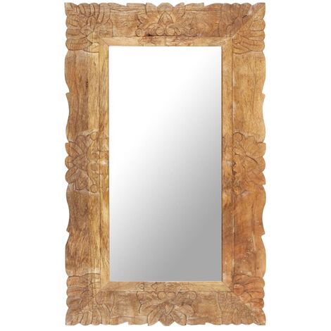 Spiegel 80x50 cm Massivholz Mango vidaXL305751