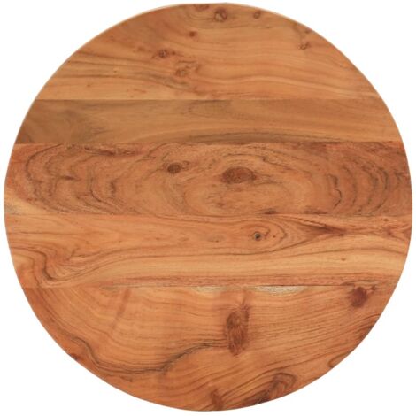 Tischplatte Ø50x2,5 cm Rund Massivholz Akazie vidaXL55990