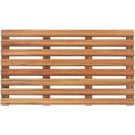 Badematten 2 Stk. Massivholz Akazie 56 x 37 cm vidaXL698291