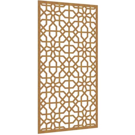 vidaXL Garten-Wanddeko 105x55 cm Cortenstahl Maurisches Design