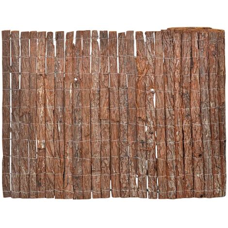 Rindenzaun 1000x70 cm vidaXL614584
