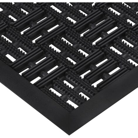 NYVI Fußmatte 45x75cm - Rutschfeste Gummimatte Für Innen Und Außen