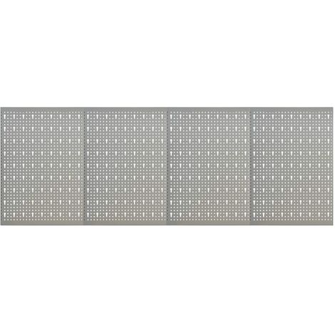 Werkzeugwand 4 Stk. 40×58 cm Stahl vidaXL663407