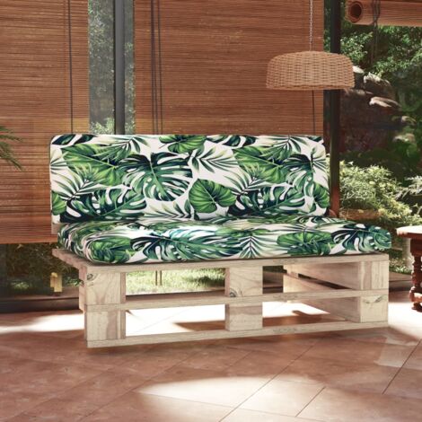 Outdoor-Mittelsofa Paletten Imprägniertes Kiefernholz vidaXL795789