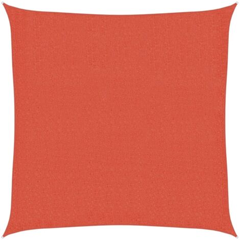 Sonnensegel 160 g/m² Terrakottarot 3x3 m HDPE vidaXL
