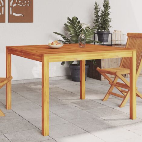 Garten-Esstisch 110x110x75 cm Massivholz Akazie vidaXL534728