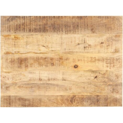 Tischplatte,Schreibtischplatte,Küchen Arbeitsplatte Massivholz Mango 15-16 mm 70x60 cm CCA216289 BonneVie (1/5)