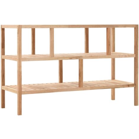 Badregal Massivholz Walnuss 100x40x65 cm CFW794580 (1/5)