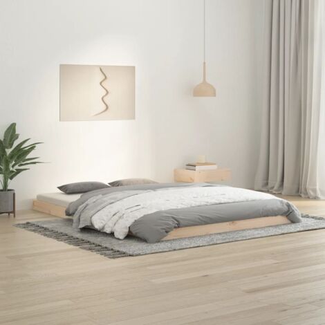 Massivholzbett 140x200 cm Kiefer CFW174747 (1/5)