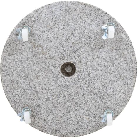 Stehtisch Klappbar Anaterra® Sonnenschirmständer - Granit, 30 Kg, Rund Räder Design