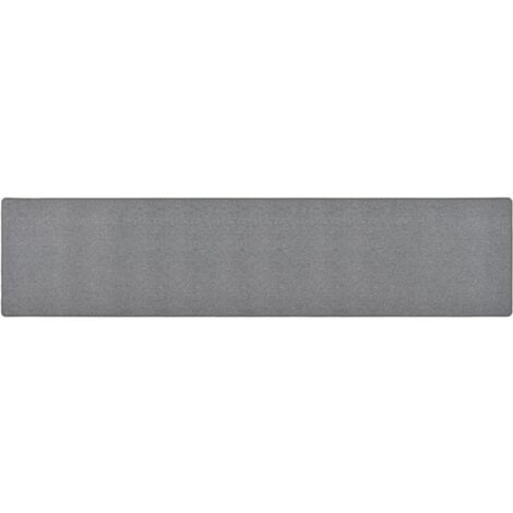 Teppichläufer,Fußmatte,Wohnzimmer Teppiche,Bettvorleger Dunkelgrau 80x400 cm VESS157840 (1/5)
