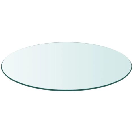 Tischplatte Glas Rund