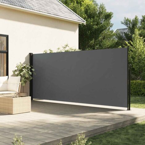 Seitenmarkise Ausziehbar Anthrazit 160x600 cm vidaXL351539