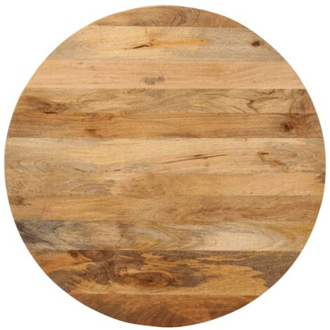 Tischplatte Ø 70x3,8 cm Rund Massivholz Mango vidaXL634356