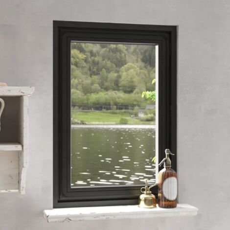 Magnet-Insektenschutz für Fenster Anthrazit 80x120 cm vidaXL688334
