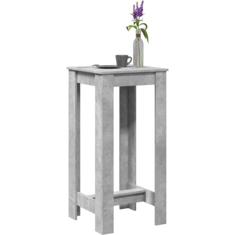 Bartisch Betongrau 51x50x103,5 cm Holzwerkstoff vidaXL184795