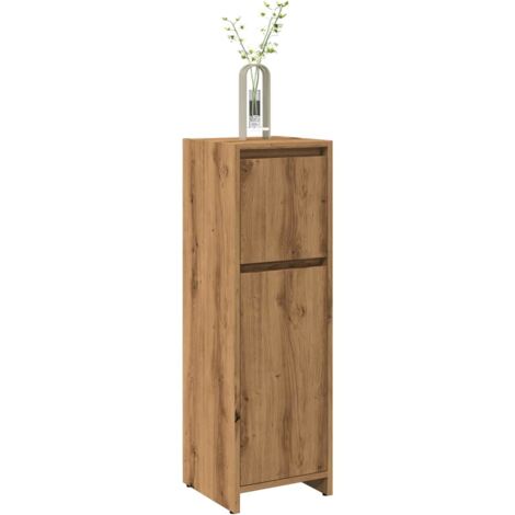 Badschrank Artisan-Eiche 30x30x95 cm Holzwerkstoff vidaXL793510