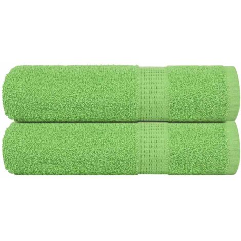 Handtücher 2 Stk. Apfelgrün 50x100 cm 360 g/m² 100% Baumwolle vidaXL695229