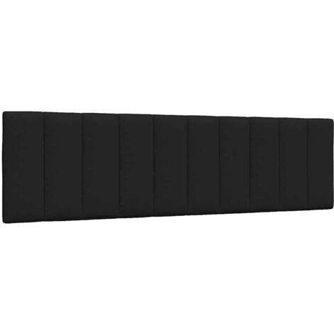 Kopfteil-Kissen Schwarz 180 cm Stoff vidaXL478702